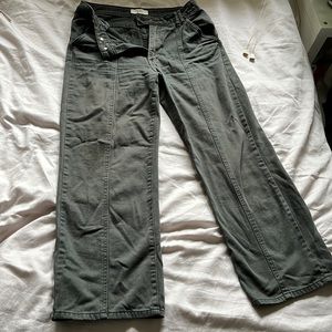Forever 21 green jeans - M